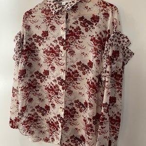 Robert Rodriguez floral blouse